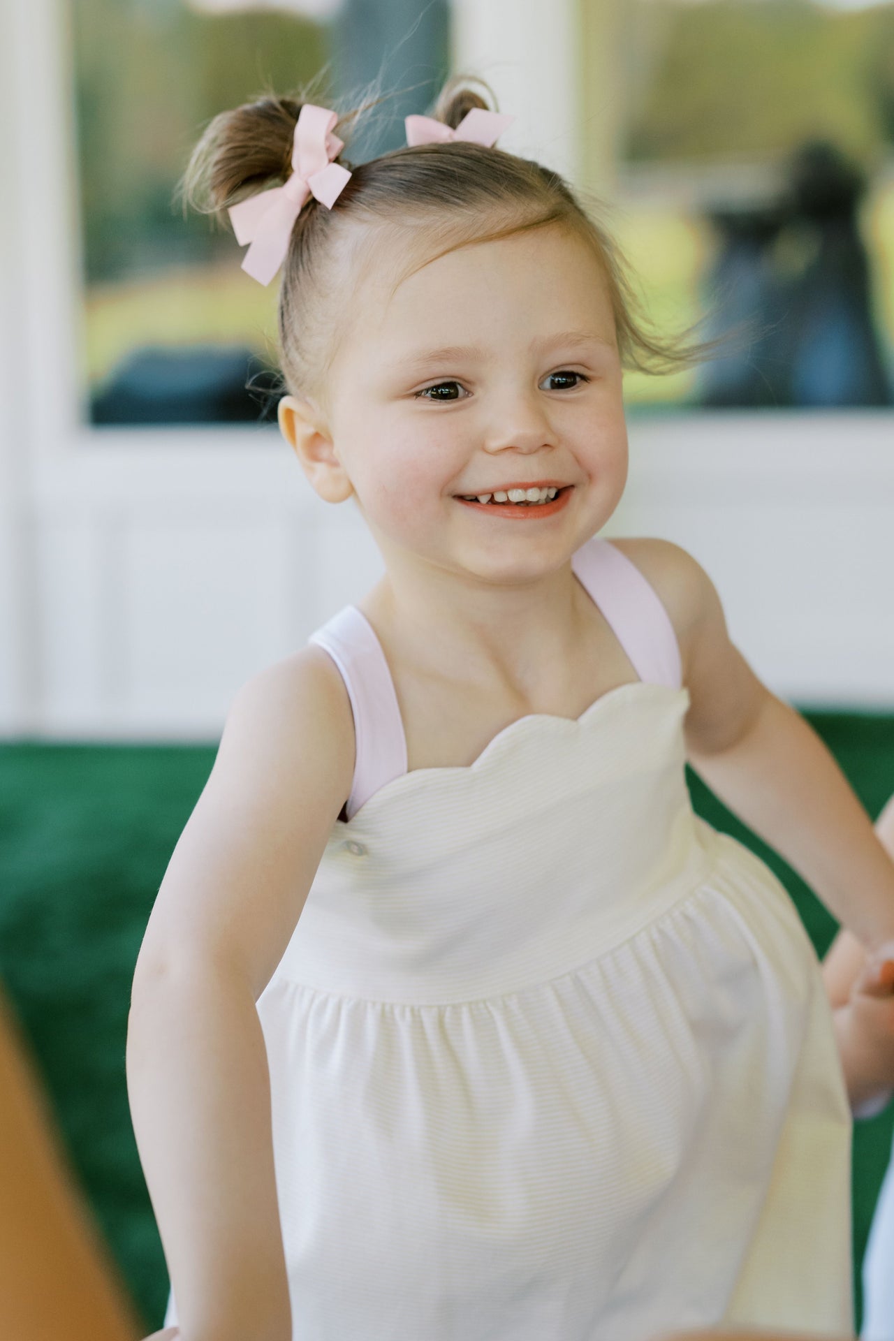 Light Yellow Striped Sundress