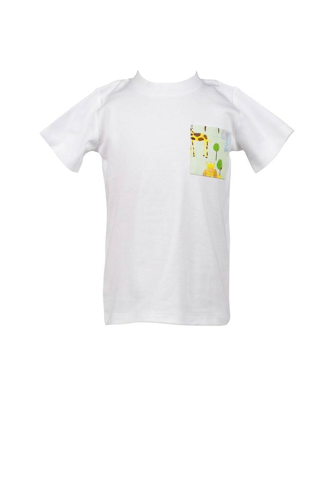 Savannah Zoo Boy Pocket Shirt