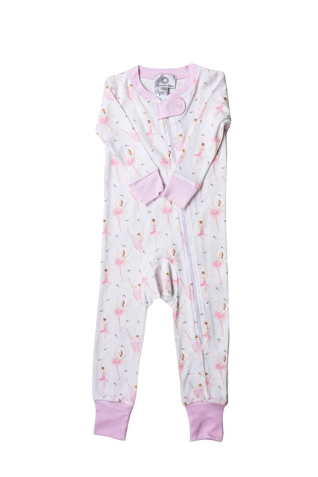 Ballerinas Footed Zipper PJ