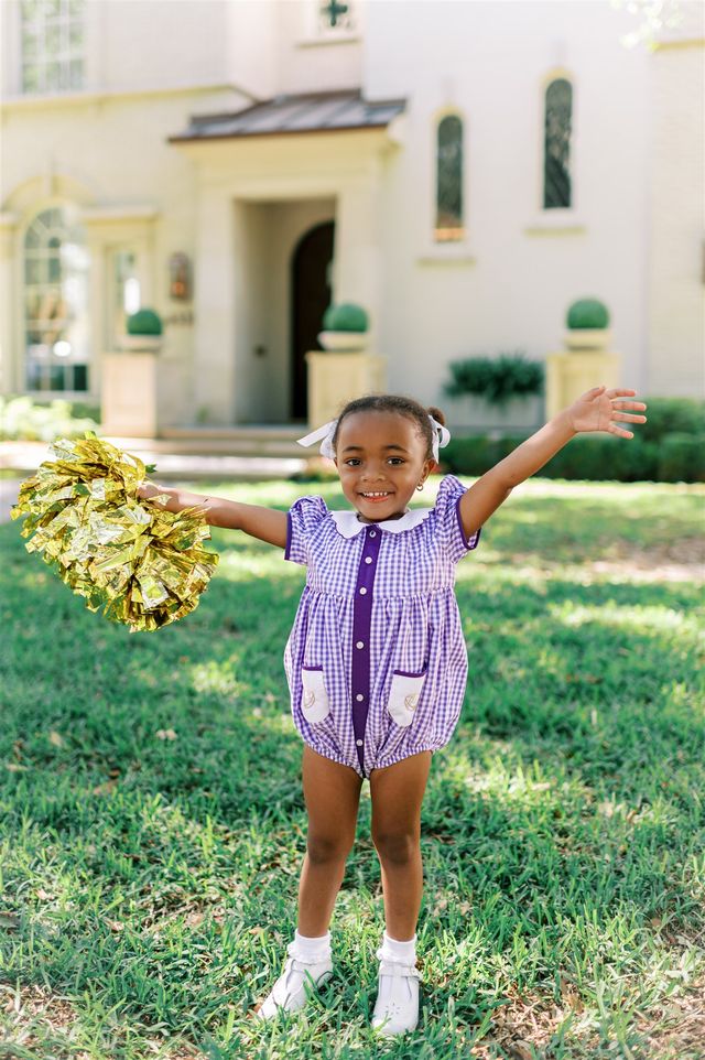 Game Day Girl Bubble - Purple