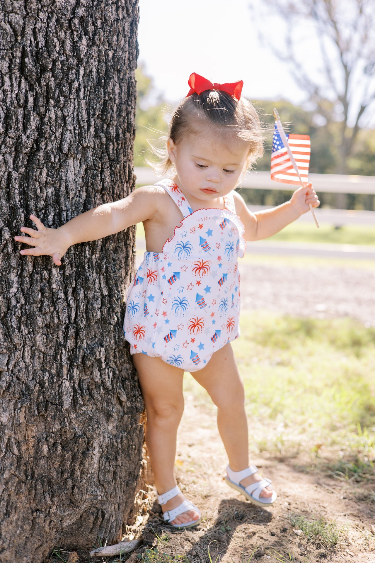 Patriotic Girl Sunbubble