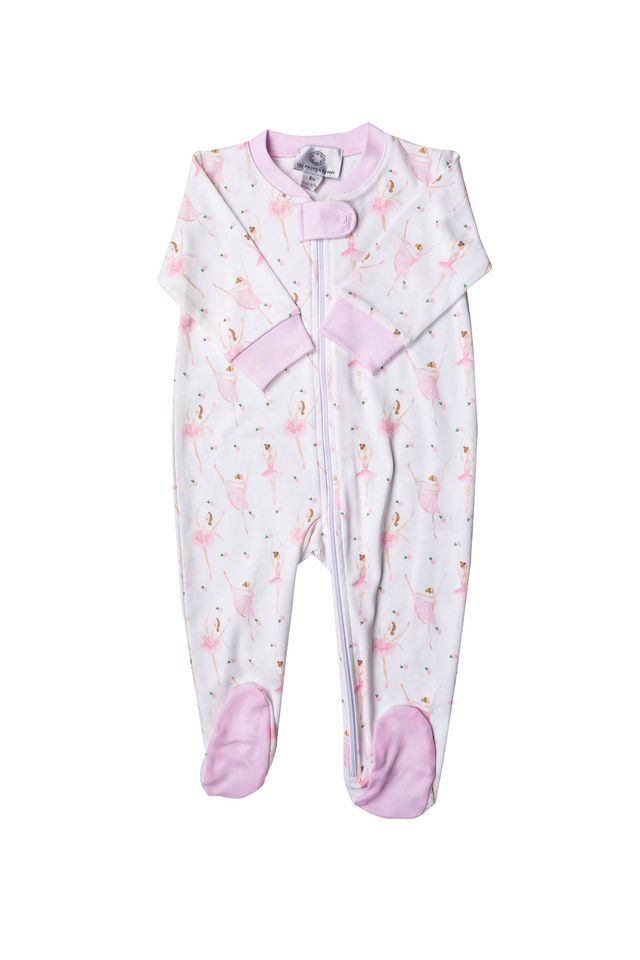 Ballerinas Footed Zipper PJ