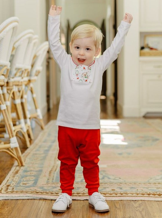 Red Joggers