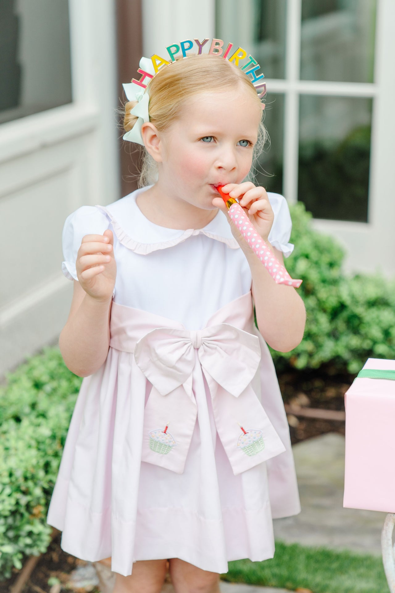 Pink Birthday Sash Dress