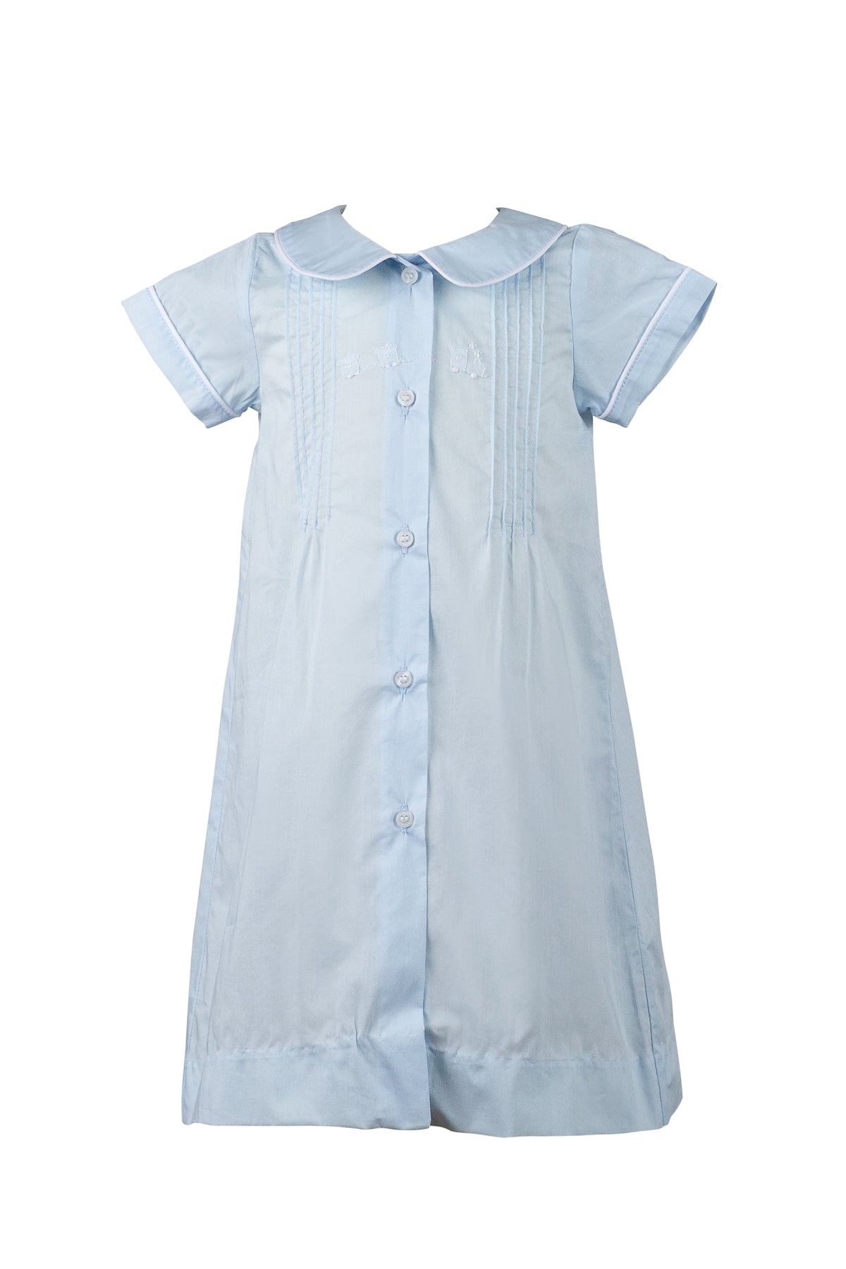 Trevor Train Layette Gown